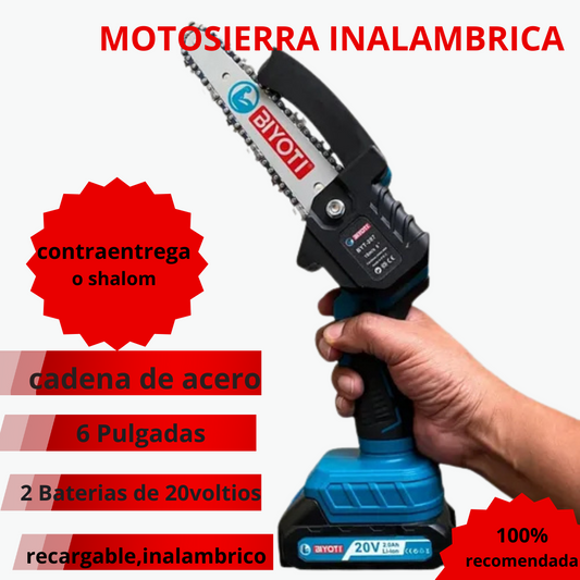 MOTO SIERRA MANUAL 6 PULGADAS